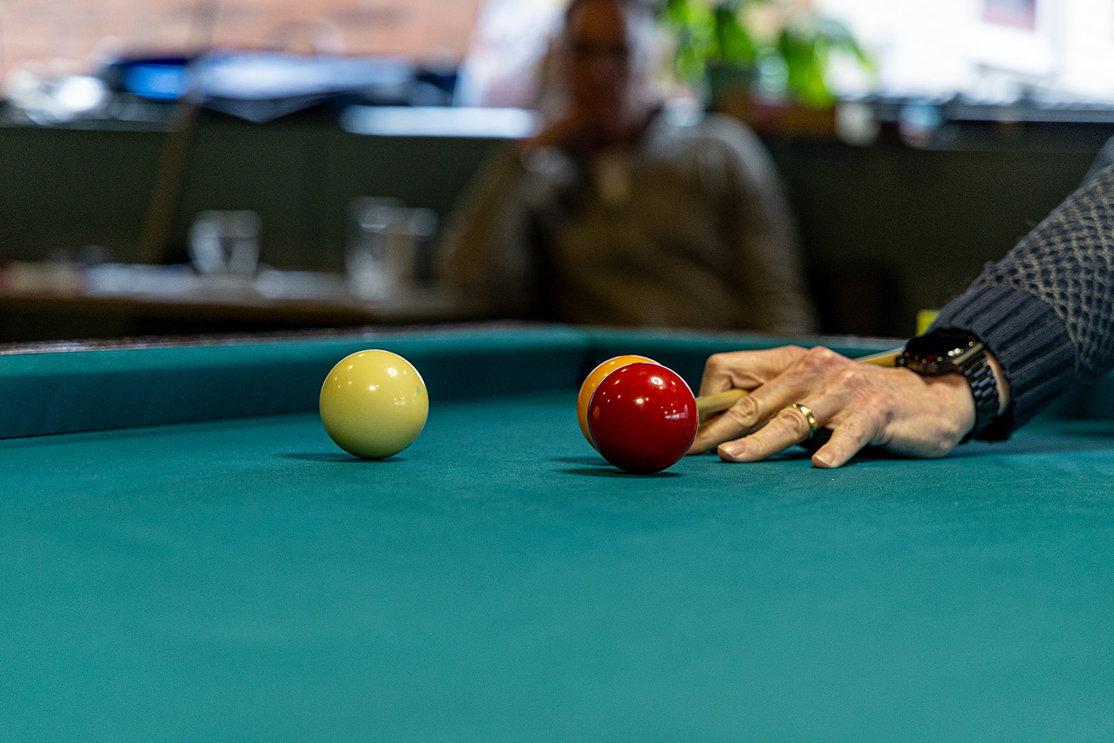 Biljarten op maandagmiddag