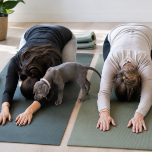 Yoga met de hond