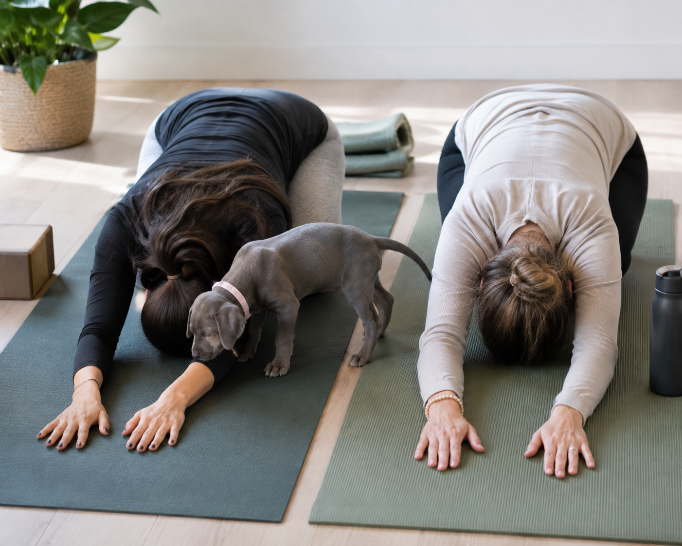 Yoga met de hond